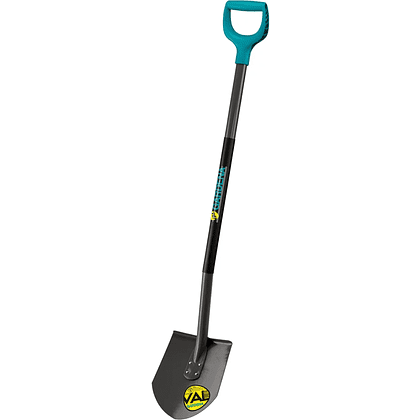 Лопата штыковая val Gardena 77190, 260х210 мм, с черенком 
