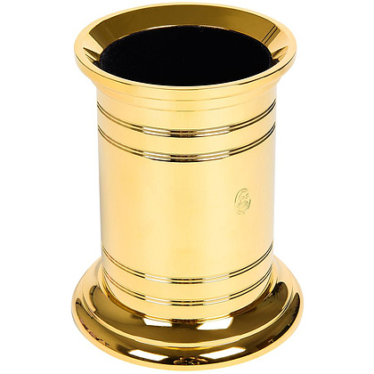 Карандашница большая "M-654", 95x95x117 мм, золотистый