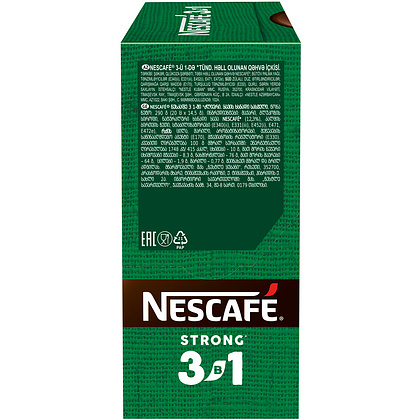 Кофейный напиток "Nescafe" 3в1 крепкий, растворимый, 14.5 г - 12