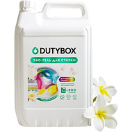 Средство для стирки Dutybox, Жасмин и белый лотос, 5 л, экологичное, для цветного белья, гель-концентрат