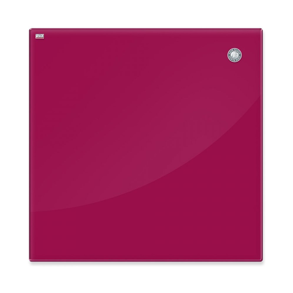 Доска стеклянная магнитно-маркерная "2×3", 45x45 см, черный - 3