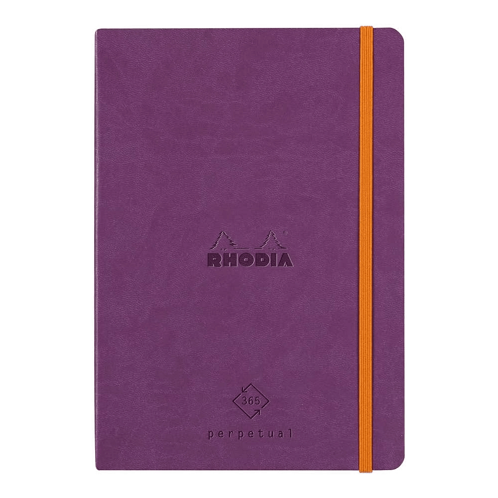 Еженедельник недатированный "Rhodiarama Perpetual", А5, 64 листа, фиолетовый