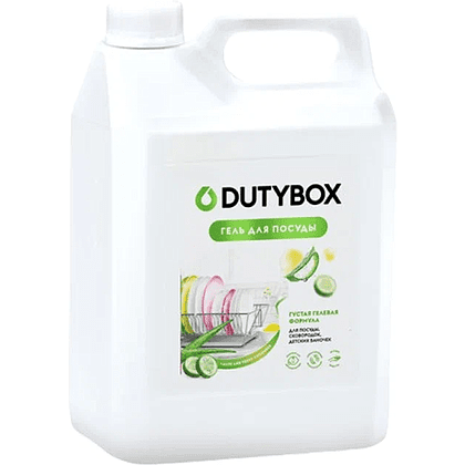 Средство для мытья посуды "Dutybox Алоэ и свежий огурец", экологичное, 5 л