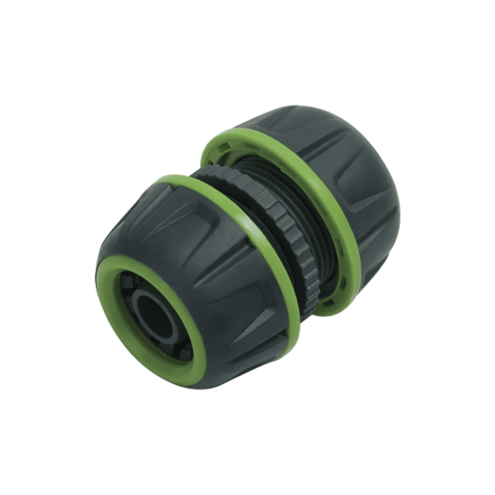 Коннектор Amigo Grande "79140", 1/2", пластик, серый, зеленый