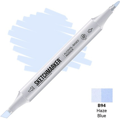 Маркер художественный "Brushmarker", двухсторонний, B94 дымчатый голубой