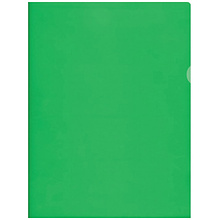 Папка-уголок "Inter-folia", A4, 115 мк, зеленый