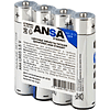 Батарейки алкалиновые ANSA Standart "LR03/BL-4 (AAA)", 4 шт, щелочные - 3