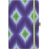 Блокнот "Ikat blue emerald", А5, 96 листов, фиолетовый, зеленый - 2