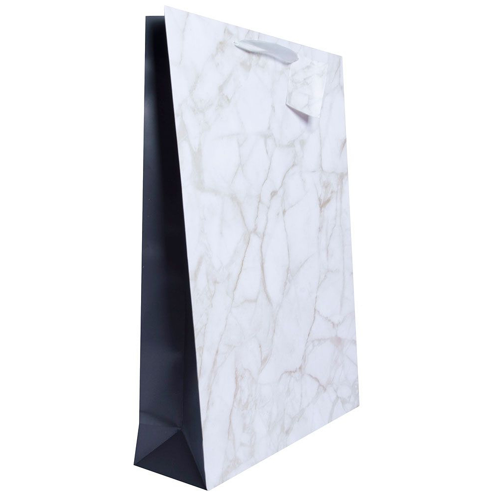 Пакет бумажный подарочный "Мрамор", 17.8x22.9x9.8 см, ассорти - 2