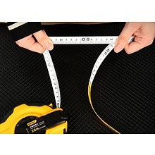 Рулетка "Deli 9920", 20 м, желтый, черный