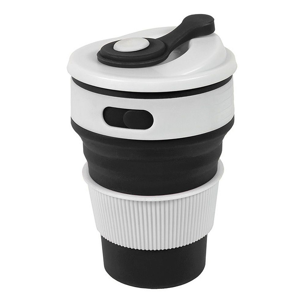 Стакан "Button", силикон, 300 мл, черный