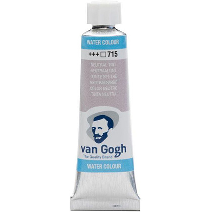 Краски акварельные "Van Gogh", 715 серо-голубой нейтральный, 10 мл