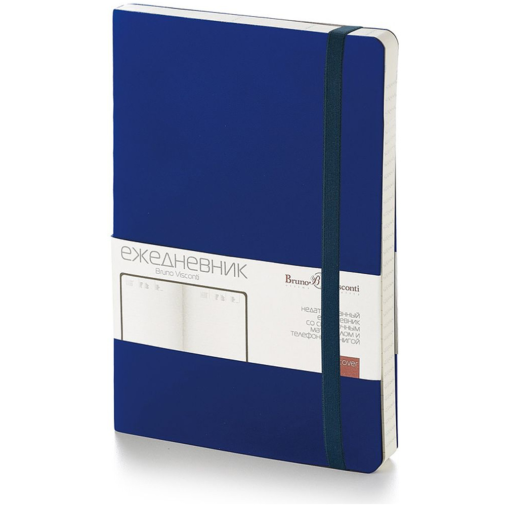 Ежедневник недатированный "Vincent", А5, 140х210 мм, 272 страницы, ярко-синий