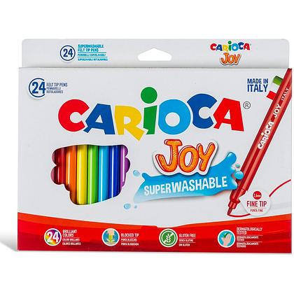 Фломастеры "Carioca Joy", 24 шт