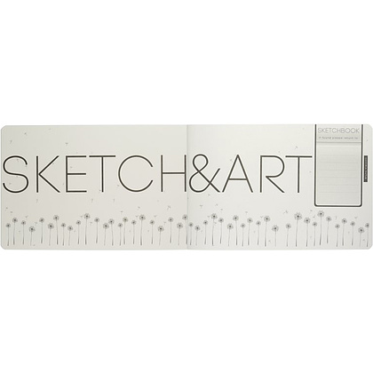 Скетчбук "Sketch&Art. Horizont", 21x14 см, 200 г/м2, 48 листов, красный - 5
