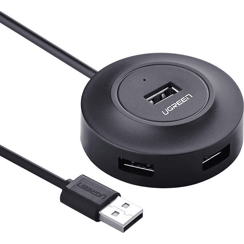 USB-хаб UGREEN CR106-20277 USB 2.0 to 4 USB 2.0