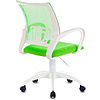 Кресло Бюрократ "CH-W695NLT", сетка, ткань, пластик, салатовый - 4
