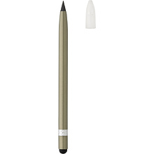 Карандаш вечный XD Collection "P611.127", алюминий, с ластиком, зеленый