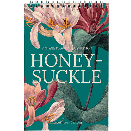 Блокнот "Цветы. Паттерн", A5, 40 листов, в клетку, ассорти - 5