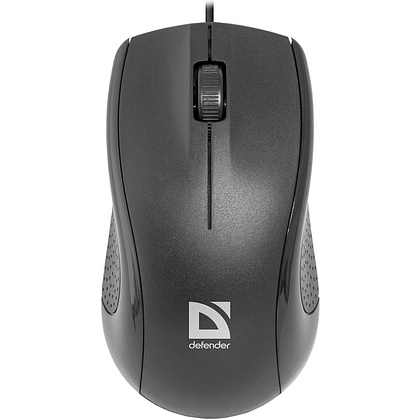 Мышь Defender Optimum MB-160, проводная, 1000 dpi, 3 кнопки, черный