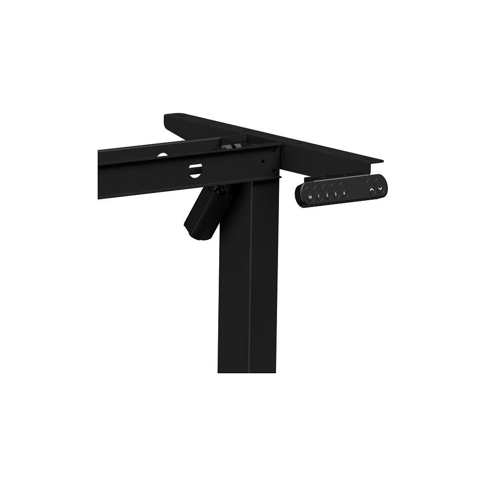 Каркас стола с электроприводом одномоторный AOKE, Well Desk BASIC, черный (AK-LCSM01ST-M60-BK) - 4