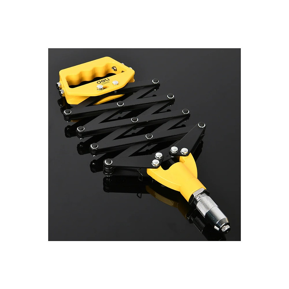 Заклепочник рычажно-складной Deli YS EDL236932, 812 мм, 3.2-6.4 мм, желтый, черный - 7