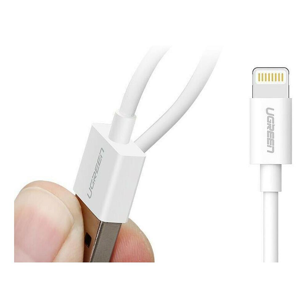 Кабель Ugreen "US155-20728", 1 м, белый - 3