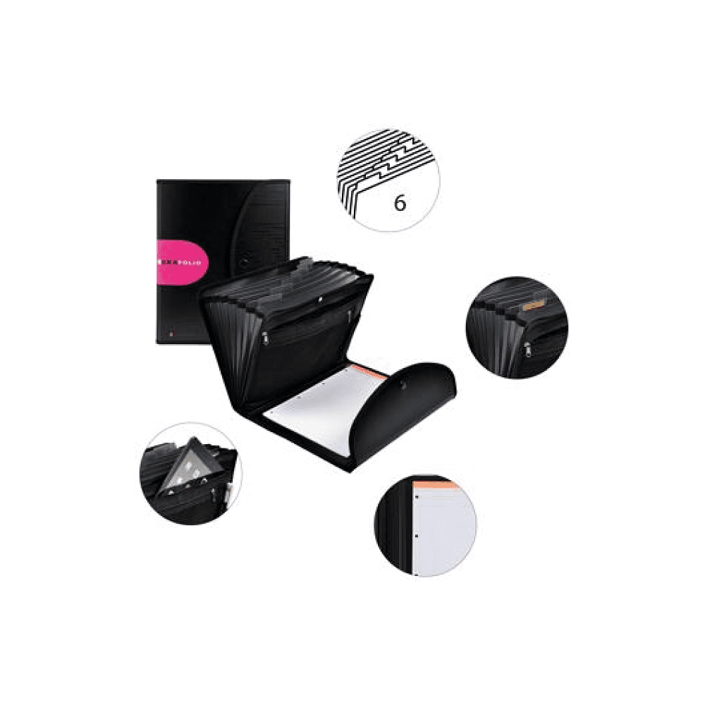 Папка-портфолио "Exactive" на молнии - 7