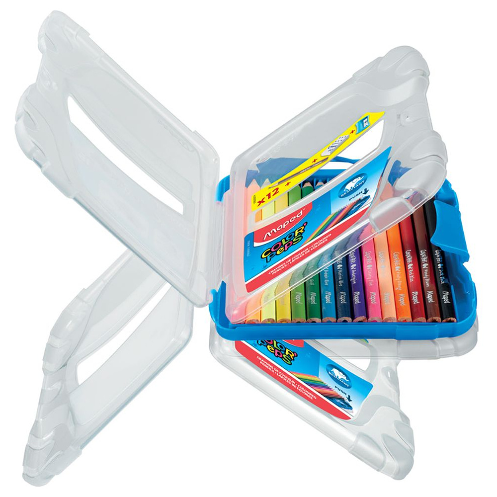 Цветные карандаши Maped "Color Peps" + точилка + ластик + простой карандаш, 12 цветов - 3