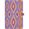 Блокнот "Ikat lilac sand", А5, 96 листов, линейка, фиолетовый, оранжевый - 2