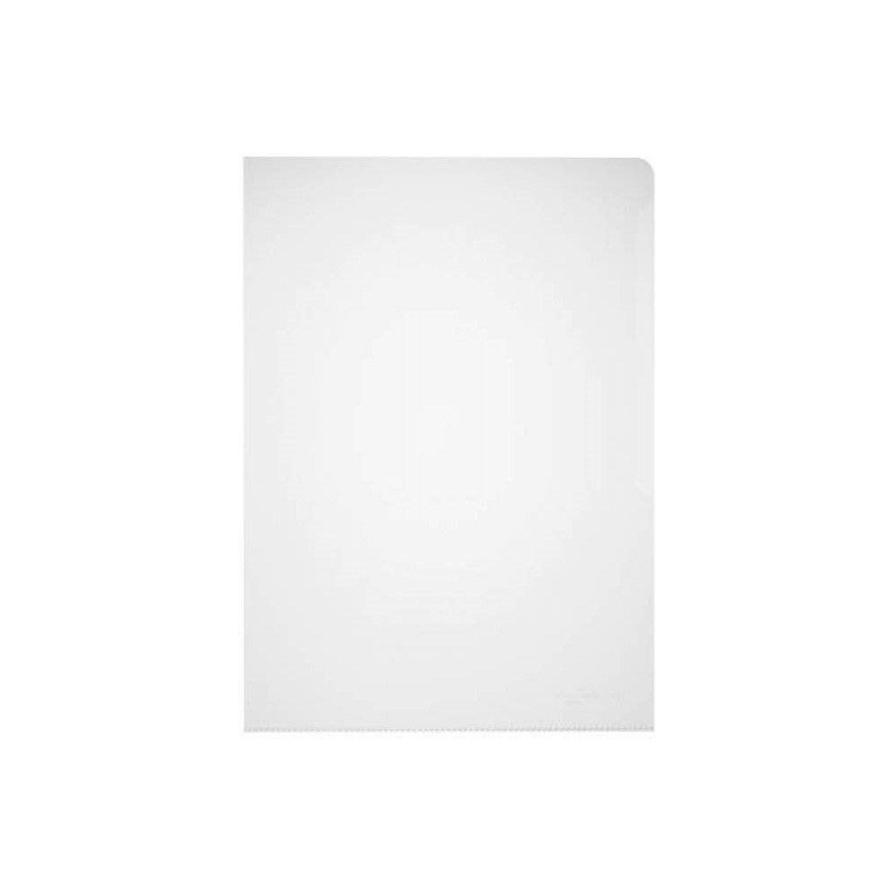 Папка-уголок "Durable", A4, 120 мк, пластик, прозрачный