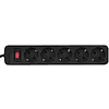 Сетевой фильтр Sonnen SPB-185, 1.8м, 5 розеток, черный - 7