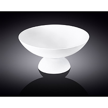 Ваза для фруктов "WL-996126/1C Olivia", 24x11.5 см, фарфор, белый