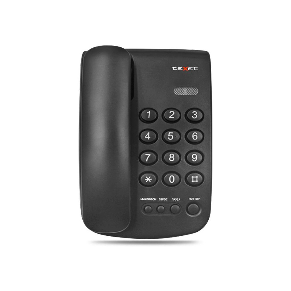 Проводной телефонный аппарат Texet TX-241, черный