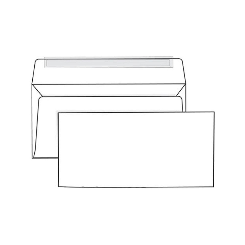 Конверты самоклеящиеся "Куверт" с отрывной лентой, C4, 25 шт, белый