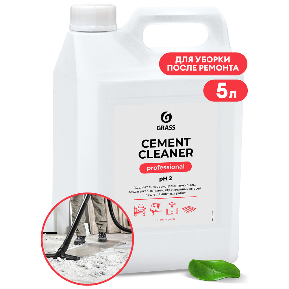 Средство моющее после ремонта "Cement Cleaner", 5 л