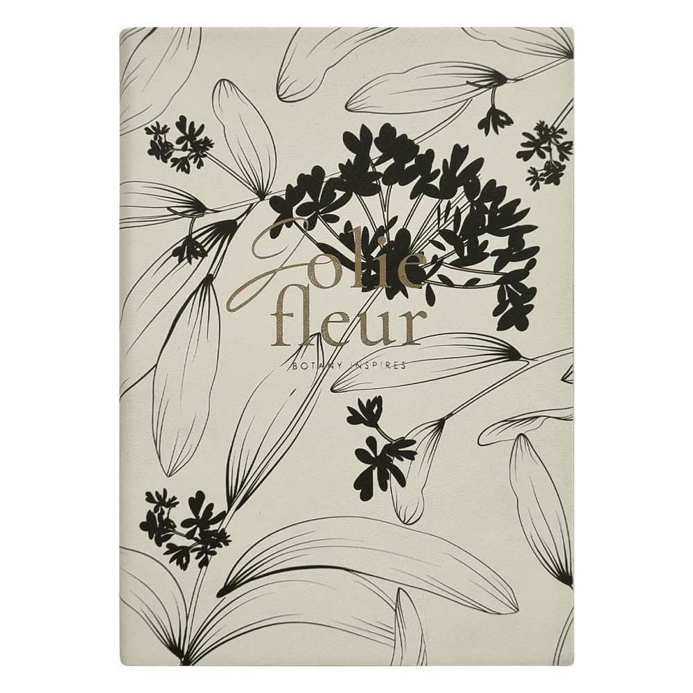 Ежедневник недатированный "Fleur", А5, 320 страниц, молочный