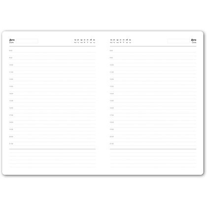 Ежедневник недатированный "Bliss", А4, 272 страницы, темно-синий - 3