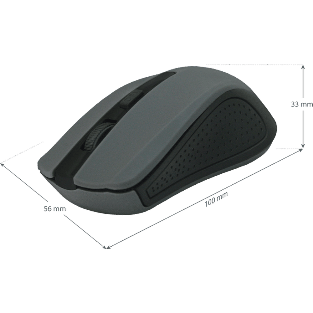 Мышь Defender "Accura MM-935", беспроводная, 800-1600 dpi, серый - 5
