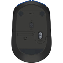 Мышь Logitech "Mouse M171", беспроводная, 1000 dpi, 3 кнопки, синий