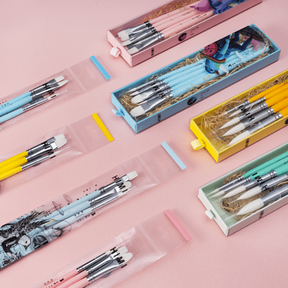 Набор кистей для рисования "Himi Miya Little Bird", синтетика, 5 шт - 16