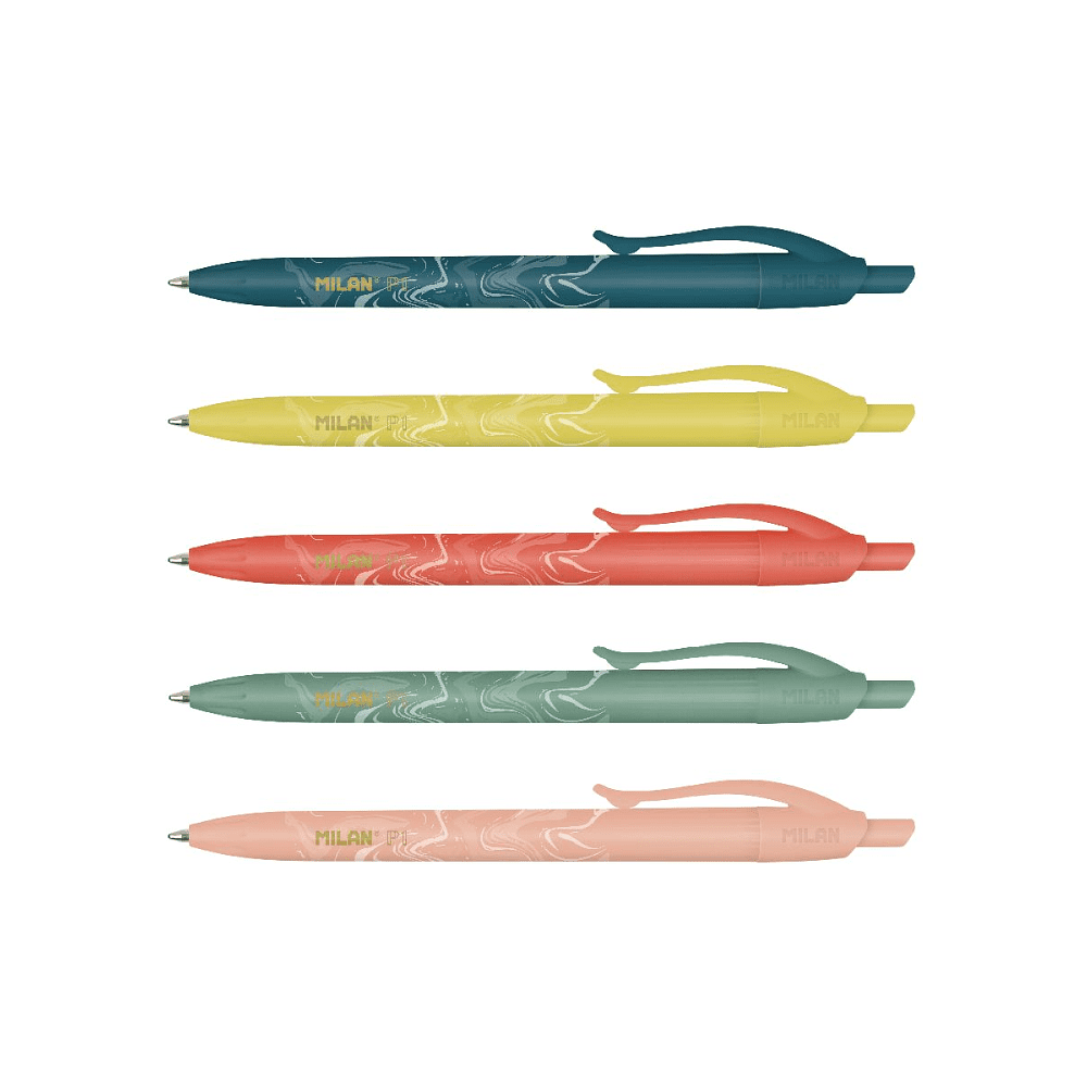 Ручка шариковая автоматическая "P1 Lava", 1 мм, ассорти, стерж. синий