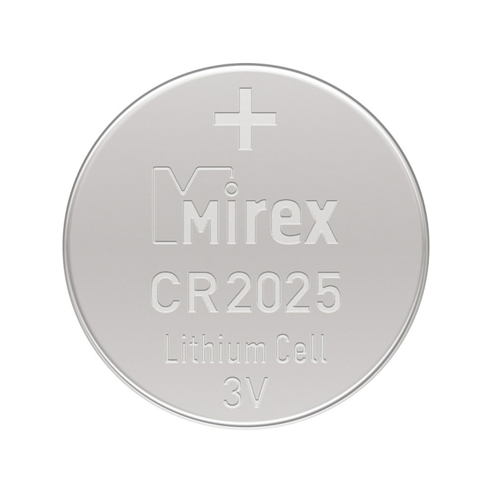 Батарейки литиевые дисковые Mirex "3 V CR2025", 4 шт - 2