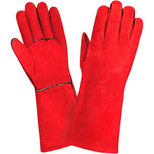 Краги спилковые, кожаные пятипалые BVB