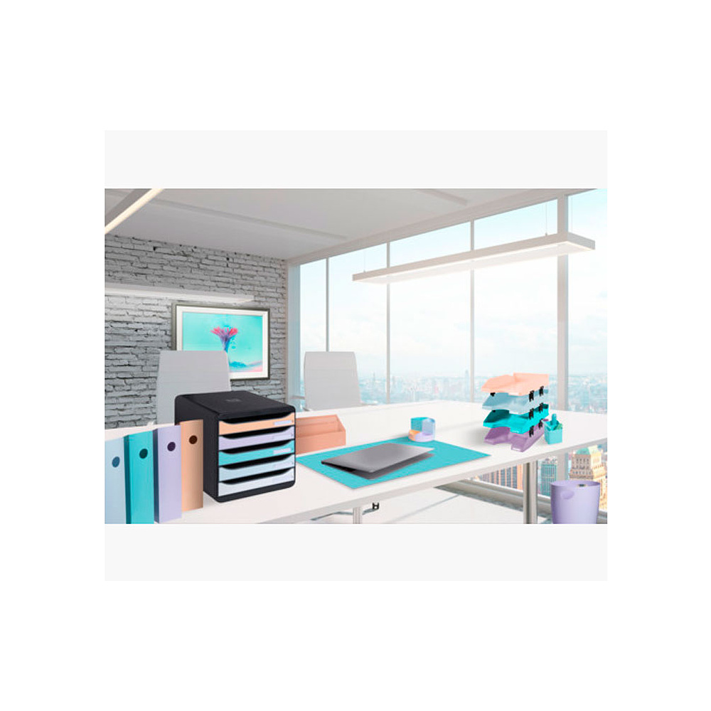 Модуль для бумаги горизонтальный "Aquarel", лиловый - 7