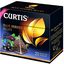 Чай "Curtis" Blue Berries Blues, 20 пакетиковx1.7 г, черный