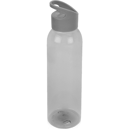 Бутылка для воды "Plain", пластик, 630 мл, прозрачный серый