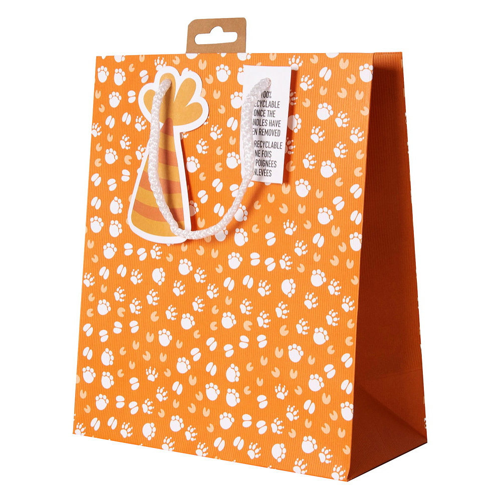 Пакет бумажный подарочный "Safari", 21.5x10.2x25.3 см - 3