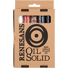 Набор красок масляных в стиках Renesans "Oil Solid", классические оттенки