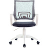 Кресло Бюрократ "CH-W695NLT", ткань, пластик, белый, темно-серый - 2